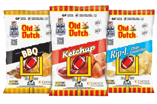 Old Dutch chip flavours